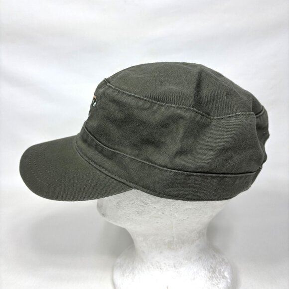 Simms Fishing Jack Dennis Fly Fishing Wyoming Green Strapback Cadet Cap Hat - Picture 3 of 7